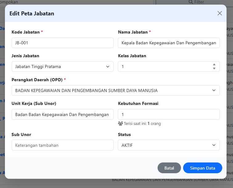 Sosialisasi Penilaian Kinerja ASN dengan Sistem SKP 2026